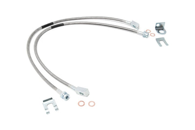 Brake Lines | Stainless | FR | 4-6" Lift | Jeep Wrangler TJ (97-06)/Wrangler Unlimited (04-06)
