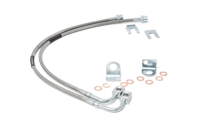 Brake Lines | Stainless | Rear | 4-6 Inch Lift | Jeep Wrangler JK/Wrangler Unlimited (07-18)