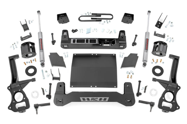 6 Inch Lift Kit | Mono Leaf Rear | Diesel | GMC Sierra 1500 2WD/4WD (2019-2024 & Classic) - The Suspension Specialists