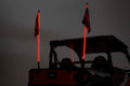 Whip Mount | Bed | 4' Multl-Color LED Whip Pair | Polaris General/Ranger 1000/Ranger XP 900/1000 - The Suspension Specialists