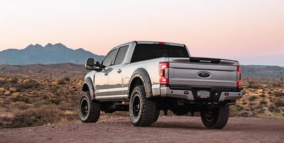 Rough Country Fender Flares | Defender | G1 Absolute Black | Ford F-250/F-350 Super Duty (17-22) - The Suspension Specialists