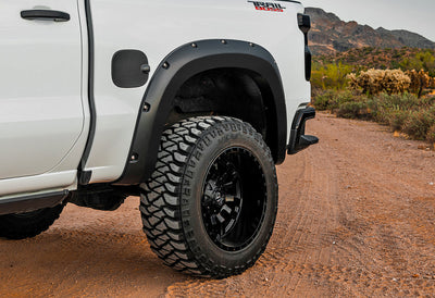 Rough Country Fender Flares | Sport | GJV Riptide Blue | Chevy Silverado 1500 2WD/4WD (2022-2026)