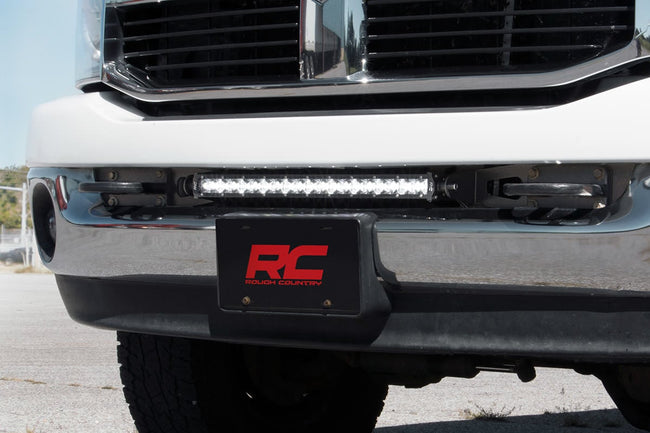 LED Light Kit | Bumper Mount | 20" Black Single Row | Ram 2500 (03-10)/2500 (11-18)/3500 (11-18)