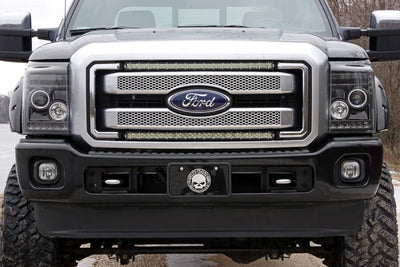 LED Light Kit | Grill | 30" Black Single Row | White DRL | Ford F-250/F-350 Super Duty (11-16) - The Suspension Specialists