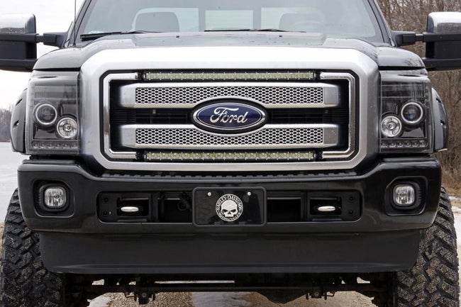 LED Light Kit | Grill | 30" Black Single Row | White DRL | Ford F-250/F-350 Super Duty (11-16) - The Suspension Specialists