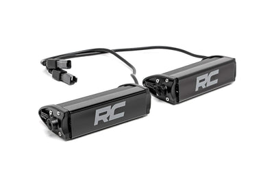 Rough Country 6 Inch Chrome Series LED Light Bar | Single Row | Pair - The Suspension Specialists
