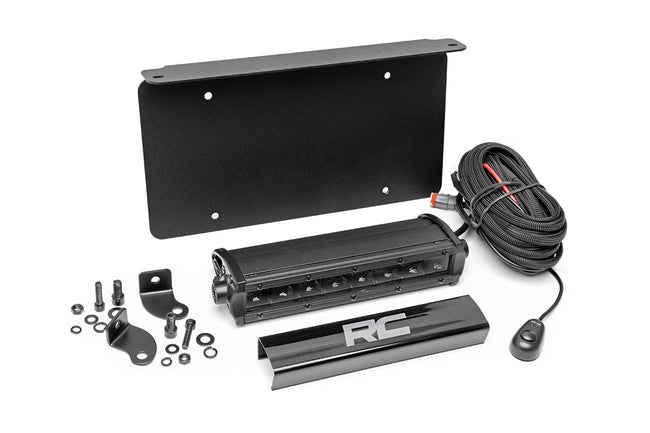 LED Light Kit | License Plate Mount | 8" Single Row Black Series - The Suspension Specialists