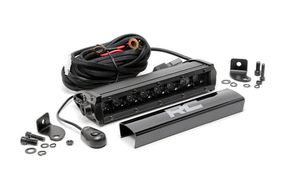 Rough Country 8 Inch Black Series LED Light Bar | Single Row - The Suspension Specialists