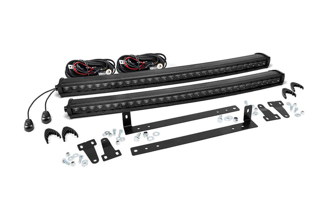 LED Light Kit | Grille Mount | Dual 30" Black Single Row | Ford F-150 (09-14) - The Suspension Specialists