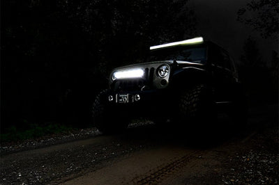 Rough Country 20 Inch Chrome Series LED Light Bar | Dual Row | Cool White DRL - The Suspension Specialists