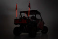 Whip Mount | Bed | 4' Multl-Color LED Whip Pair | Polaris General/Ranger 1000/Ranger XP 900/1000 - The Suspension Specialists