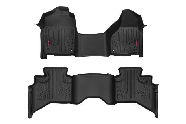 Rough Country Floor Mats | One Piece FR & RR |Quad Cab | Ram 1500 2WD/4WD (2012-2018 & Classic)