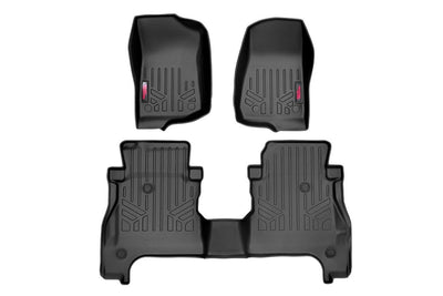 Floor Mats | FR & RR | RR Lockable | Jeep Gladiator JT 4WD (2020-2025)