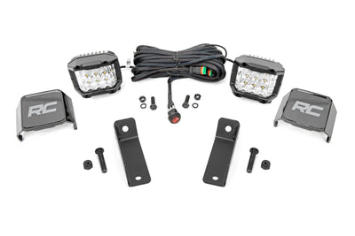 LED Light Kit | Rear Mount | 2" Chrome Pair | Wide Angle | Can-Am Maverick Sport 1000R - The Suspension Specialists
