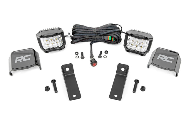 LED Light Kit | Rear Mount | 2" Chrome Pair | Wide Angle | Can-Am Maverick Sport 1000R - The Suspension Specialists