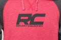 Rough Country Hoodie | Heater | Red/Gray | LG - The Suspension Specialists