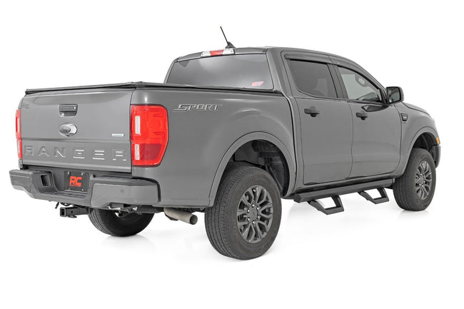 Rough Country SRX2 Adjustable Aluminum Steps | Ford Ranger 2WD/4WD (2019-2025) - The Suspension Specialists