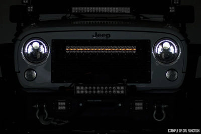 Rough Country 50 Inch Black Series LED Light Bar | Dual Row | Amber DRL - The Suspension Specialists
