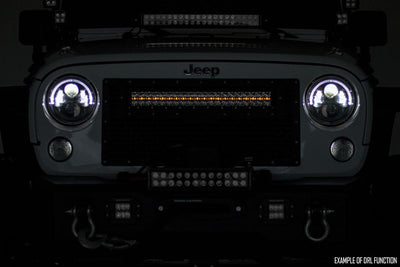 Rough Country 12 Inch Black Series LED Light Bar | Single Row | Amber DRL - The Suspension Specialists