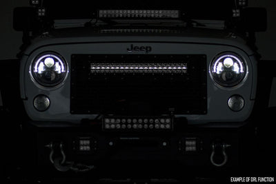 Mesh Grille | 30" Dual Row LED | Black | Amber DRL | Ford F-150 (15-17) - The Suspension Specialists