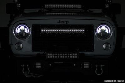 Rough Country 12 Inch Black Series LED Light Bar | Dual Row | White DRL - The Suspension Specialists