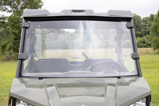 Full Windshield | Scratch Resistant | Mid Size | Polaris Ranger 500/Ranger 800 Mid-Size - The Suspension Specialists