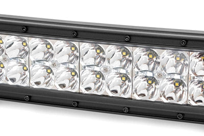 Rough Country 30 Inch Chrome Series LED Light Bar | Curved | Dual Row | Cool White DRL - The Suspension Specialists
