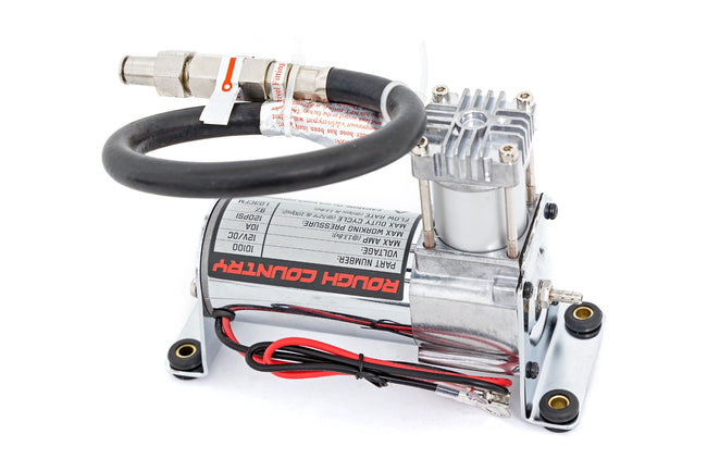 Onboard Air Bag Compressor Kit w/Gauge - The Suspension Specialists