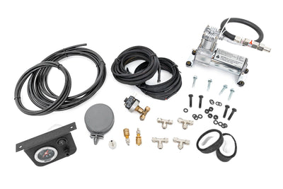 Onboard Air Bag Compressor Kit w/Gauge - The Suspension Specialists