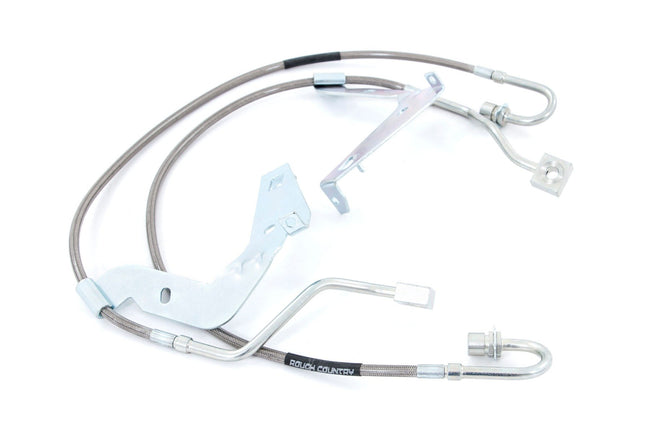 Brake Lines | Stainless | Front | Ford F-250/F-350 Super Duty 4WD (2017-2026) - The Suspension Specialists