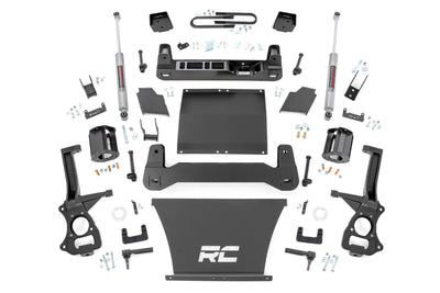 6 Inch Lift Kit | Mono Leaf Rear | Chevy Silverado 1500 4WD (2022-2024)