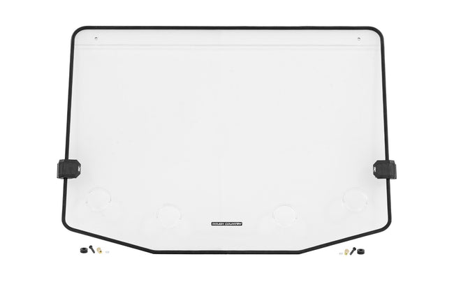 Vented Full Windshield | Scratch Resistant |┬á Polaris RZR XP4 1000 - The Suspension Specialists