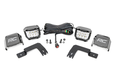 LED Light | Under Bed Mount | 3" Chrome Pair | Wide Angle | Polaris XPEDITION ADV 5 - The Suspension Specialists