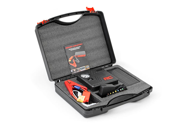 Battery Jumper And Air Compressor Combo - The Suspension Specialists