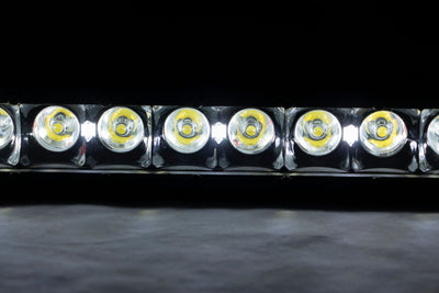 30 Inch Black Series LED Light Bar | Curved | Single Row | Cool White DRL - The Suspension Specialists