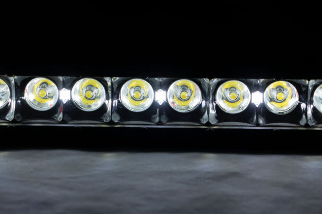 Rough Country 8 Inch Black Series LED Light Bar | Single Row | Cool White DRL - The Suspension Specialists