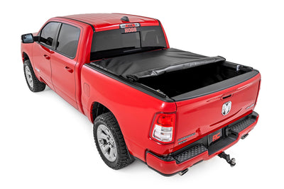 Soft Roll Up Bed Cover | 5'7" Bed | No Rambox | Ram 1500 (19-26)/1500 TRX (21-24) - The Suspension Specialists