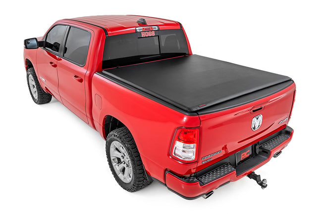 Soft Roll Up Bed Cover | 5'7" Bed | No Rambox | Ram 1500 (19-26)/1500 TRX (21-24) - The Suspension Specialists