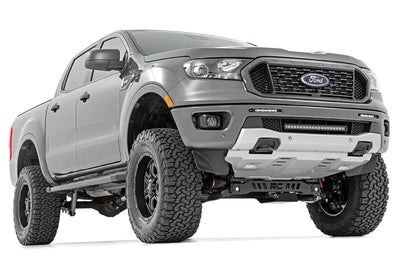 LED Light Kit | Bumper Mount | 20" Black Single Row | Ford Ranger (19-23) - The Suspension Specialists