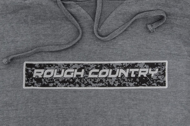 Rough Country Hoodie | Digital | Grey | SM - The Suspension Specialists