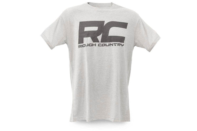 Rough Country T-Shirt | Logo | Grey | MD - The Suspension Specialists