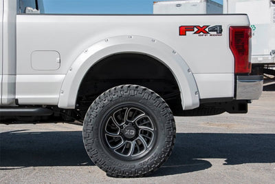 Rough Country Pocket Fender Flares | B3 Atlas Blue | Ford F-250/F-350 Super Duty (17-22) - The Suspension Specialists