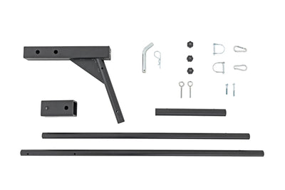 Flag Pole Holder | Single | 2 & 2.5" Inch Hitch | w/ Flag Pole - The Suspension Specialists