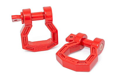 D-Ring | Forged | Pair | Red - The Suspension Specialists