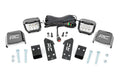 LED Light Kit | "A" Pillar Mount | 2" Chrome Pair | Wide Angle | Polaris RZR PRO XP - The Suspension Specialists