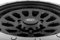 Rough Country 87 Series Wheel | Simulated Beadlock | Black/Machined | 17x8.5 | 6x5.5 | +0mm - The Suspension Specialists