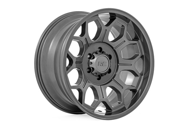 Rough Country 77 Series Wheel | One-Piece | Gunmetal Gray | 20x9 | 6x135 | 0mm - The Suspension Specialists