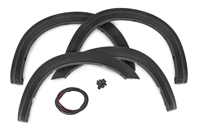 Rough Country Fender Flares | Sport | PRV Delmonico Red | Ram 2500/3500 2WD/4WD (2019-2025)