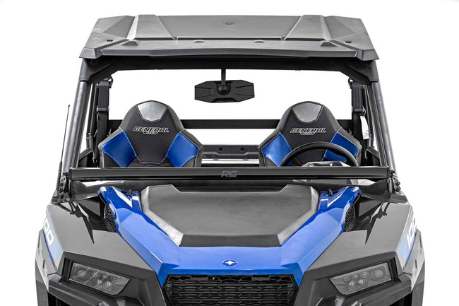 LED Light Kit | Lower Windshield | 50" Black Single Row | White DRL | Polaris General XP 4 1000 - The Suspension Specialists