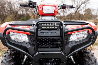 LED Light Kit | Bumper Mount | 6" Black Slimline Pair | Honda Foreman 500 - The Suspension Specialists